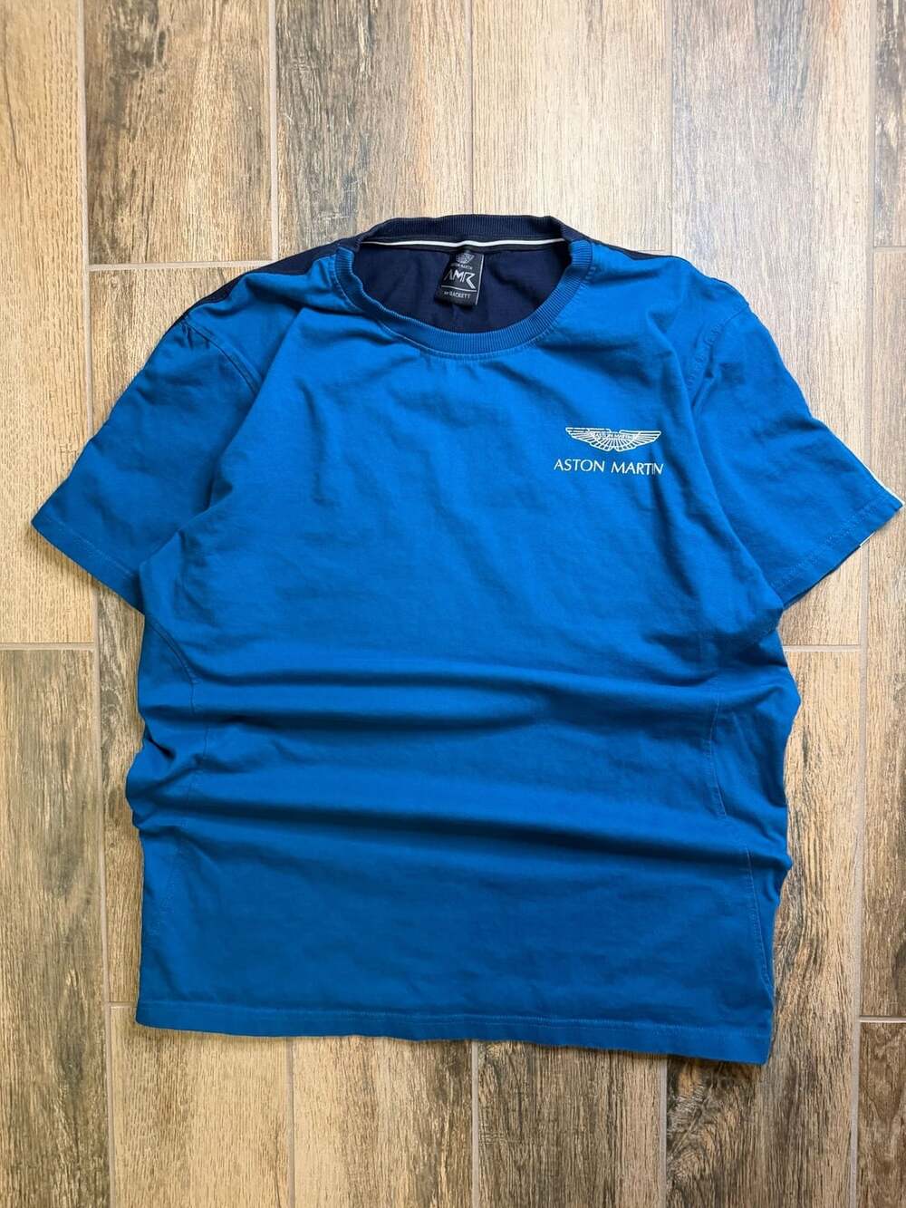 Aston Martin AMR by Hackett Blue Short Sleeve T-Shirt